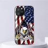 Etui na telefon z flagą USA dla iPhone'a 11 12 Mini 13 14 Pro Xs Max X 8 7 6s Plus 5 Se Xr Shell