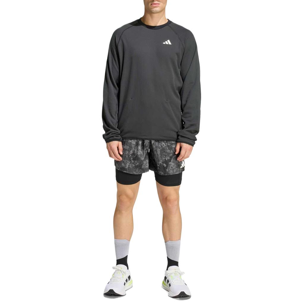 Adidas Warm Long Sleeve Solid Color Pullover Sweatshirt Men sweatshirt KA0316
