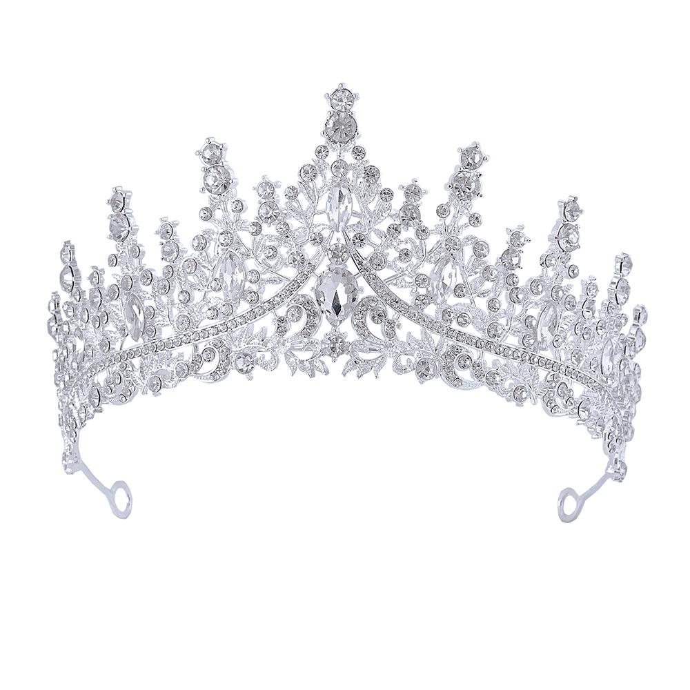 New Wedding Crown Headdress Bride Elegant Luxury Rhinestone Wedding Dinner Wedding Style Crown