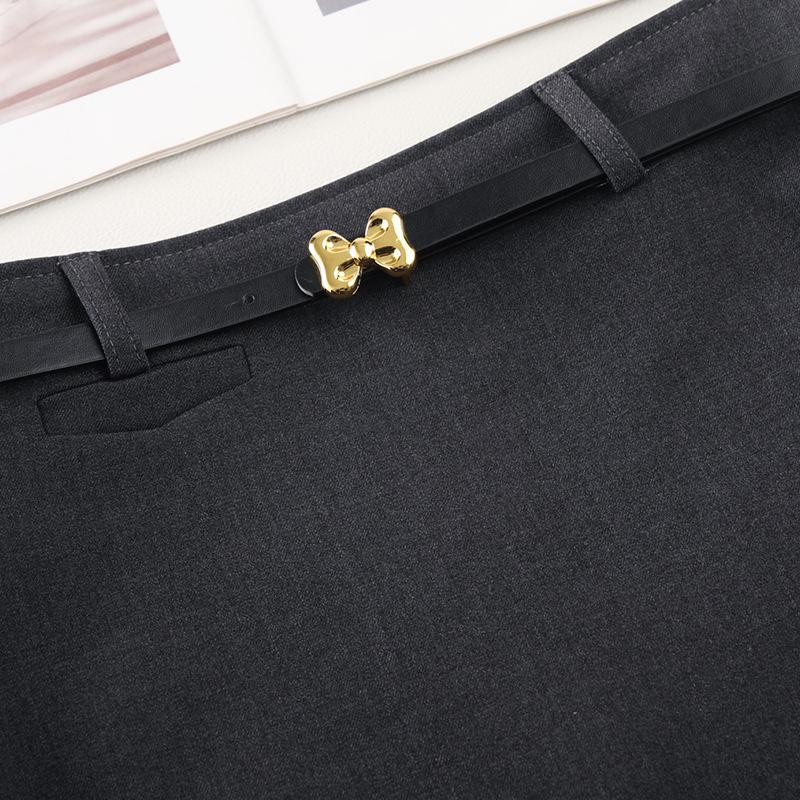 2025 Nová zeštíhlující sukně midi s vysokým pasem - Jarní/podzimní petit bodycon styl