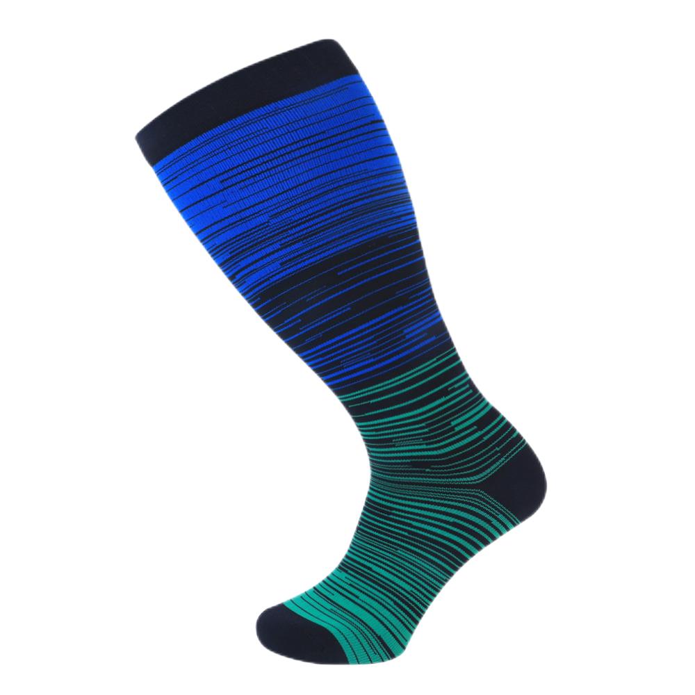 Plus Size 2XL-7XL 20-30 mmHg Compression Socks for Women Men Wide Calf Extra Large Knee High Flight Sock for Circulation Support