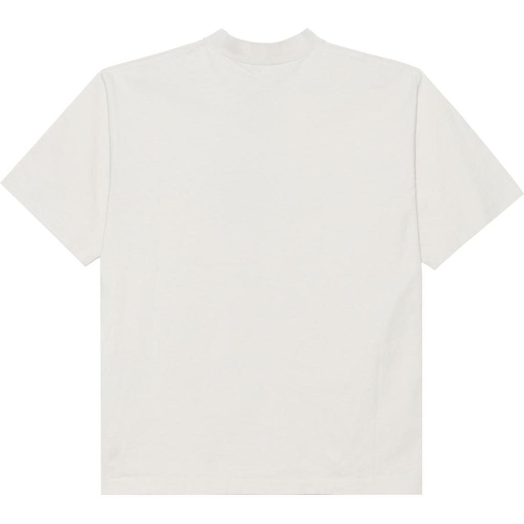 Balenciaga Activewear Logo Letter Print Crew Neck Short Sleeved SS24 T Shirt Loose Fit Unisex White 764235TQVT99016