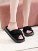 2023 Women's Suede & Furry Flat-Bottom Casual Slippers