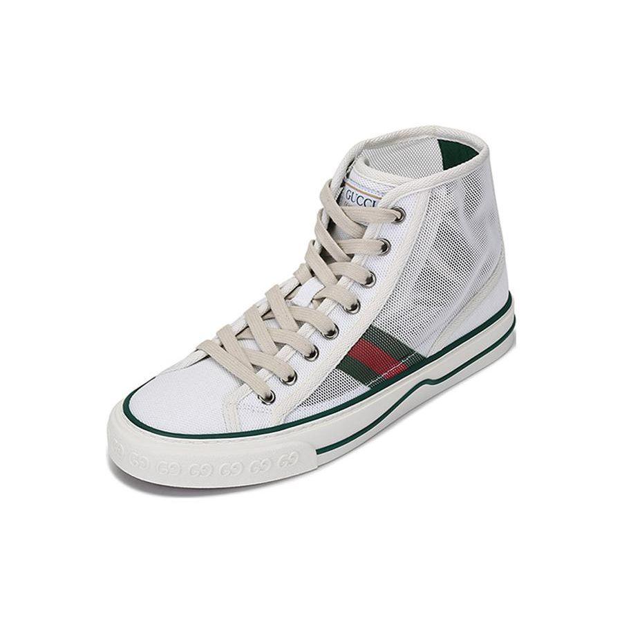 Gucci Wmns Tennis 1977 High 'White Green Red' Women's 663579 2WB10 9070