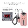 Portable Rechargeable Polisher Electric Nail Art Drill Pen Polish Manicure Machine