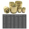 1Pcs In-Line Spring NPT Brass Check Valve Female Thread Anti Backflow Valve Durable One-Way Valve