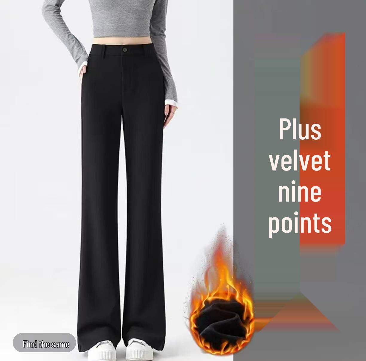 

Women s Slim-Fit High-Waisted Black Micro-Flare Pants - Fashionable and Versatile for Autumn/Winter 2025 29/XL (recommend for 57.5-62.5 kg)
