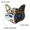 Cute Alloy Rhinestone Fox Mask Brooch Fashion High-End Men'S And Women'S Suits Cardigan Corsage Jewelry Pin