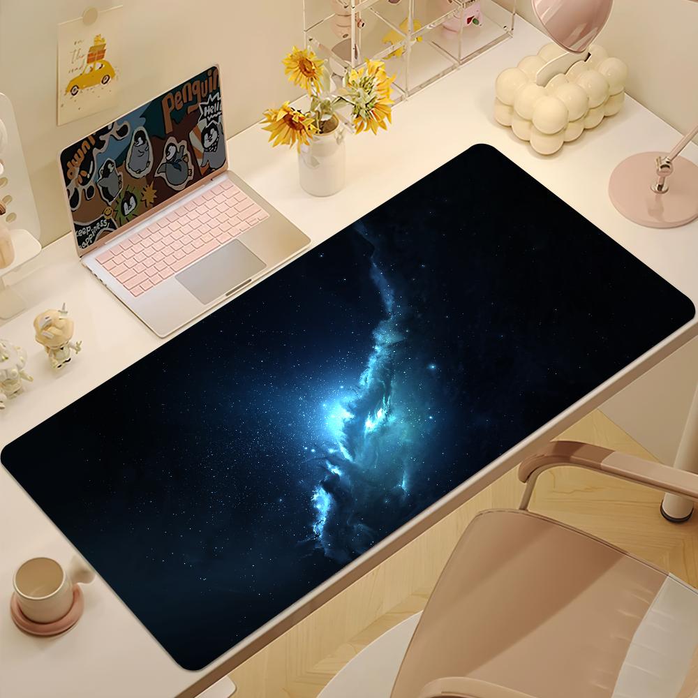 Space Universe Galaxy Nebula Mouse Pad NonSlip Thickened Mousepad Student Gaming Cushion Large Writing Lockedge Office