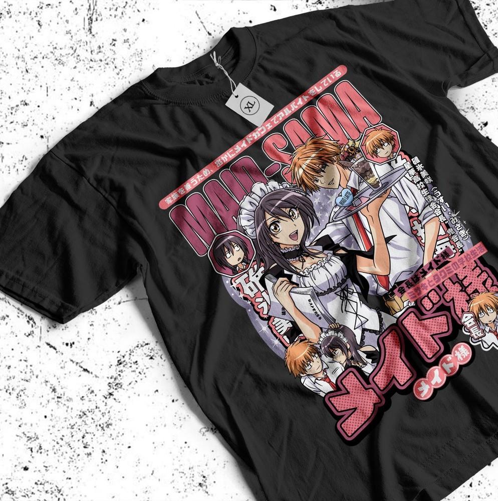 Maid Sama T-Shirt Japanese Animation Top, Graphic Tee for Anime Fans Unisex T-Shirt XXXXL