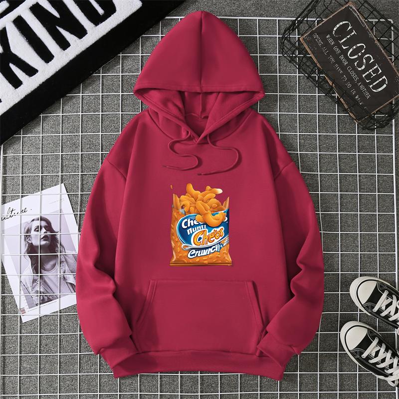 Spring Summer Women's Hoodie 3D Kawaii Printed Fashion Casual Long Sleeve Round Neck Top Loose Large Size Clothing