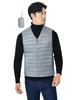 Down Inner Down Vest with Includes Storage BV49 Men's Vest, Stand-Up Collar, Lightweight, Warm, Ultralight, Pouch, (JP, Alphabet, M,