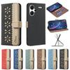 RFID kožené pouzdro na peněženku pro Xiaomi Redmi Note 13 12 11 11E 10 Pro 5G 4G Luxusní kryt pro Redmi Note 13 Pro Plus 12S 11S Pouzdro
