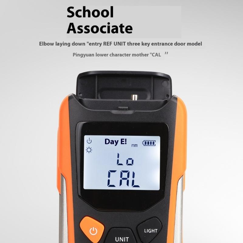 Portable Opticals Power Meter Featuring LED Flashlights And User Calibration For Accurate Attenuation Measurement