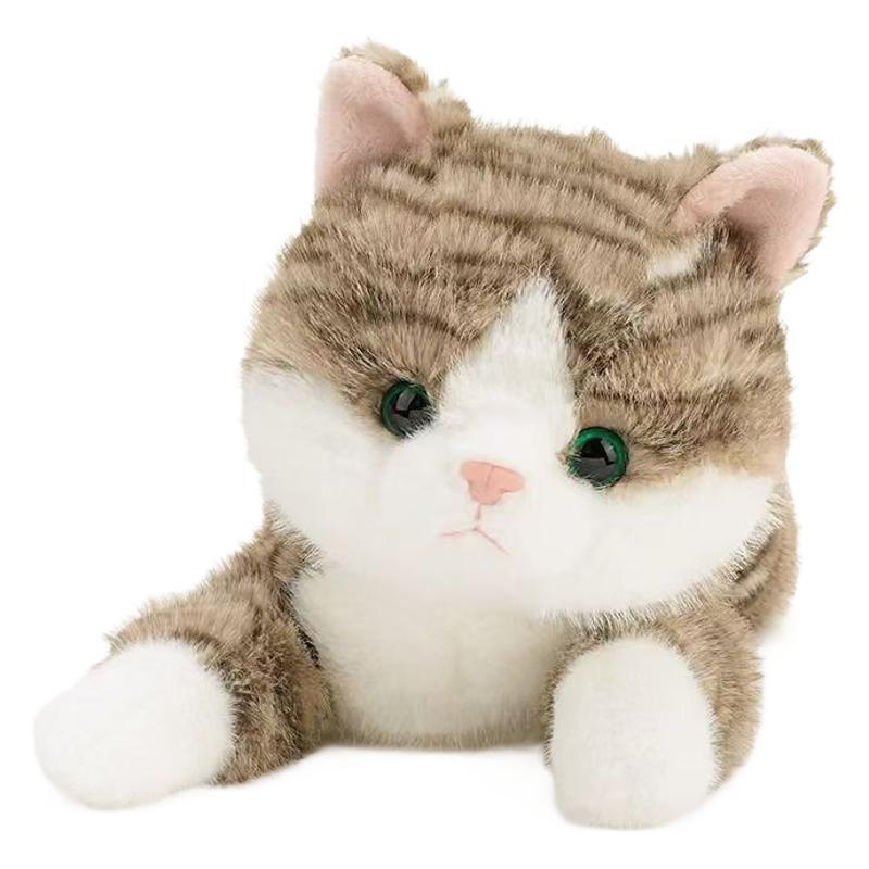 Cute Simulated Cat Plush Doll Children Accompany Sleeping Doll Girl Birthday Gift Cat