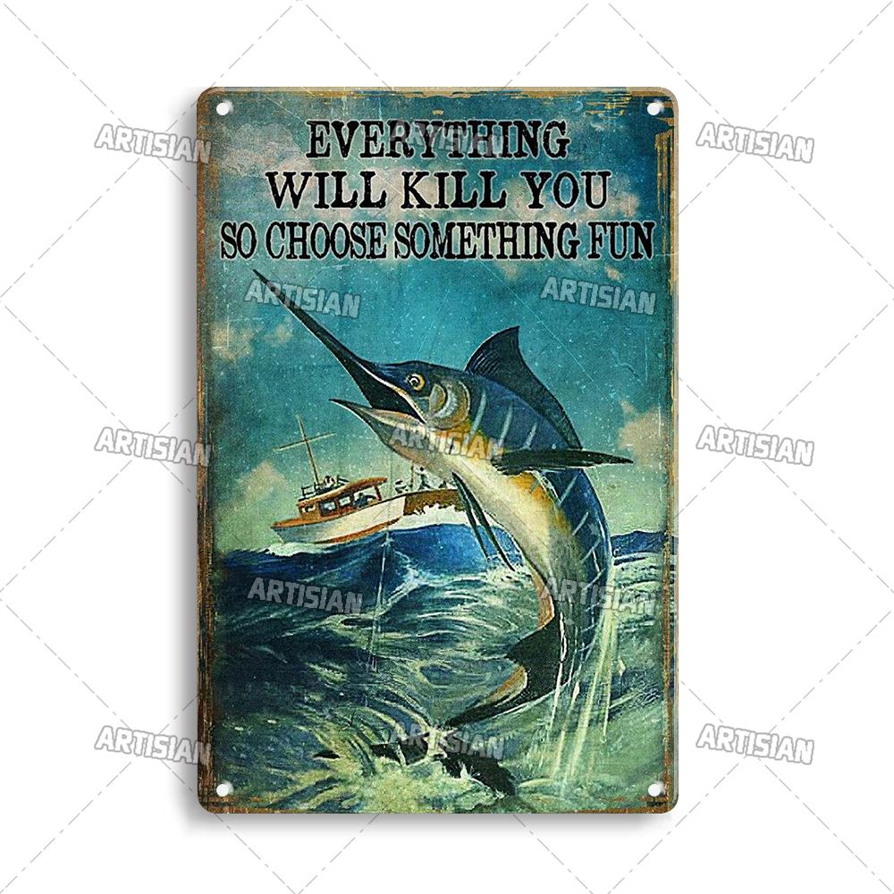 

Плакат из металла для плавания, дайвинга, жестяная вывеска, спортивная декоративная табличка, декор для стен в стиле океана, гараж, бар, паб, клуб, отель, кафе, кухня 7.8x11.8inch