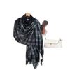 Gradual change tie-dye scarf headscarf niche artistic cotton and linen scarf beach travel sunscreen shawl