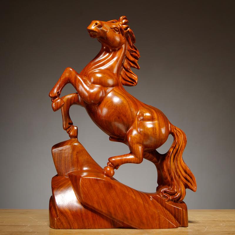 

Red Solid Wood Zodiac Rocking Horse Ornament