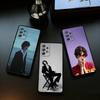 Singer S-Sombr-BR Soft Silicone Black Cover Phone Case For Samsung Galaxy A73,A72,A71,A70,A53,A52,A51