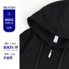 Grams Heavy Soft Silver Fox Fleece Hooded Metal Zipper Sweater Fleece Warm Cardigan Jacket Women's Brand
