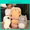 Plush Cat Cartoon Toy Cute Girl Bed Sleep Leg Clamping Doll Cushion Holiday Gift