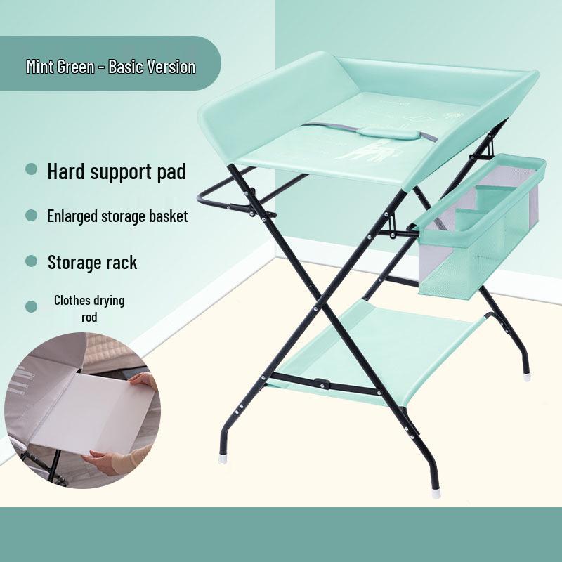 Portable Baby Changing Table: Multifunctional, Foldable & Washable for Diaper Changes and Massages