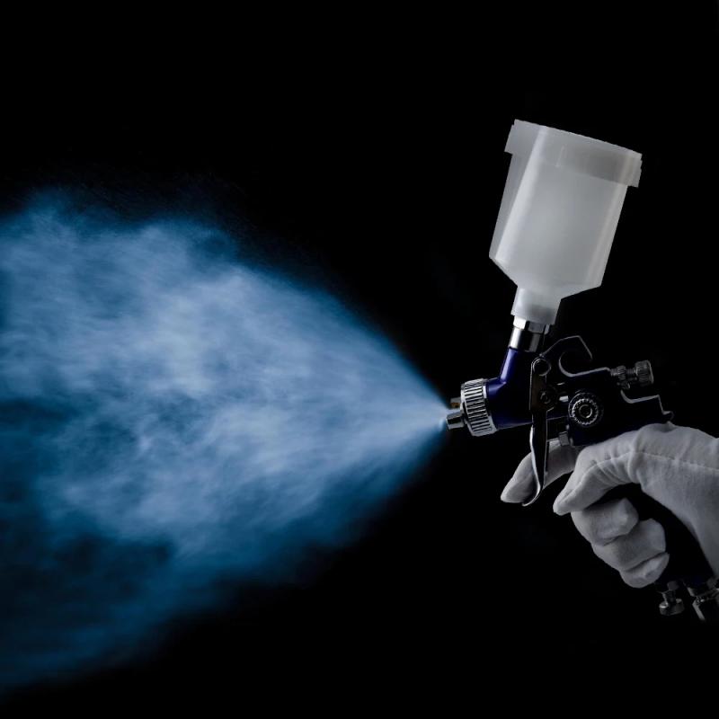 Professional Mini Air Paint Spray Gun Airbrush, 100ml Capacity, H-2000 Miniature Airbrush, Screw Inlet 1/4", 0.8mm/1.0mm Nozzle