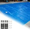 Pool Cover Tightening Straps Pool Ruler Solar Cover Reel Attachment Kit for Inground Swimming Pools