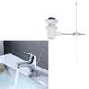 Chrome Finish Basin Waste Plug Elegant Chrome Finish Sink Drain With Overflow and Pull Rod for Commerical Use
