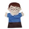 Hand Puppet Family Member Stuffed Toys Soft Hand Dolls Dad Mom Grandparents Finger Glove Parent Child Activities Props Kid Gifts