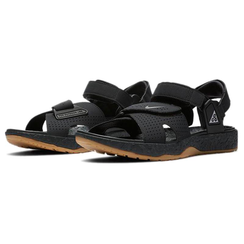 Nike Acg Air Deschutz Black Gum Beach Sandals CT3303-001