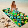 1Pc Mario Bros Characters Beach Towel Quick Dry Multiuse For Beach Pool Gym Yoga Home Travel Christmas Halloween Xmas Gift N1462
