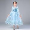 Autumn and Winter Children's Love Sand Dress Frozen Elsa Princess Dress Elsa New Elsa Long-sleeved Elsa Clothes