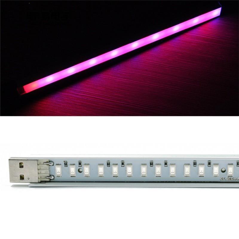 Goodland LED Grow Light USB Fyto lampa Full Spectrum Fitolamp s kontrolní fytolampou pro rostliny Sazenice Květinový domácí stan