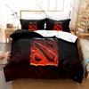 Dota 2 3PCS Bedding Set Duvet Cover And Two Pillowcases Microfiber 3D Digital Printed Game Bed Linens Home Decoration