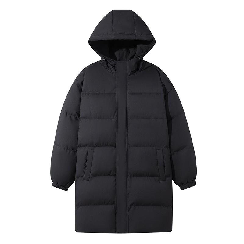 

Средняя и длинная хлопковая одежда в тон, одинаковая для мужчин и женщин, свободные и утолщенные хлопковые куртки на зиму 3XL