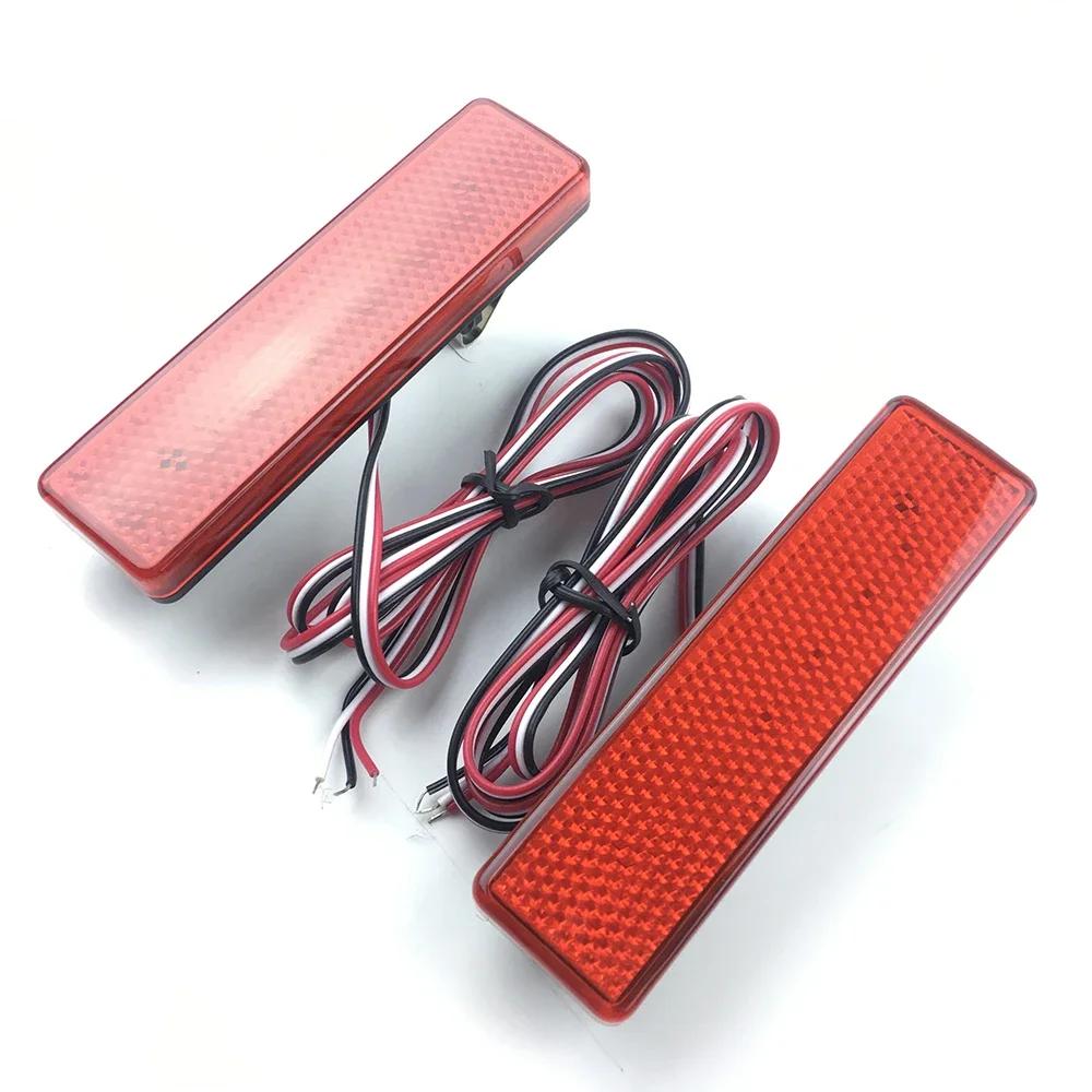 For Renault Trafic Master For Nissan Primastar For Opel Vauxhall Vivaro Movano A Car Red Lens Led Rear Bumper Reflector Light