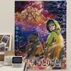 Maomao Anime Deníky lékárnice Barevný gobelín Nástěnná dekorace Závěsný tarot Hippie koberce na stěnu Dekorace na stěnu do koleje