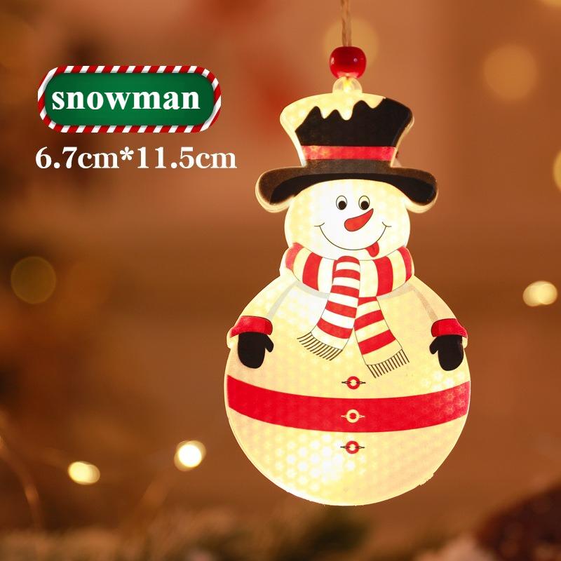 Mini LED vánoční noční světlo na vánoční stromek, domácí dekorace, závěsná lampa, festivalová párty, kapková ozdoba, závěsná noční světla