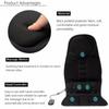 "Vibration Back Massage Mat with Heat, Back Massage Cushion Seat Massager for Chair with 5 Vibrating Modes for Home Office Use"