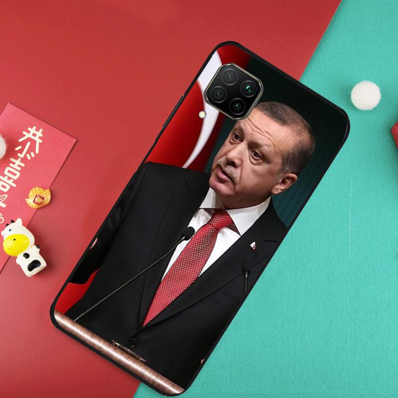 President Turkiet Recep Tayyip Erdogan För Huawei Nova 11 Pro 9 10 SE 7i 8i 11i 12i Y73 Y72 Y61 Y91 Y90 Y70 Y60 P30 P40 Lite Fodral