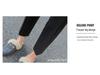 Women's High-Waisted Wool Blend Fleece-Lined Cropped Pants - Autum/Winter Casual Straight Leg