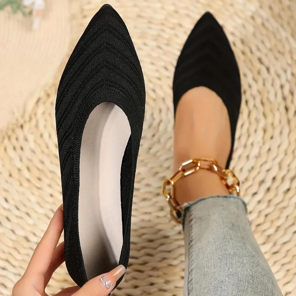 Fashion Women Casual Summer Beach Shoes Beach Sandals Pointed Flat Shoes