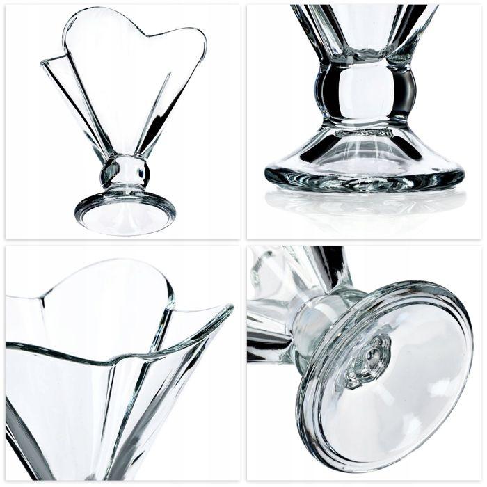Coupe à glace - kadax - 6 pcs - verre transparent - 200 ml - élégante et pratique