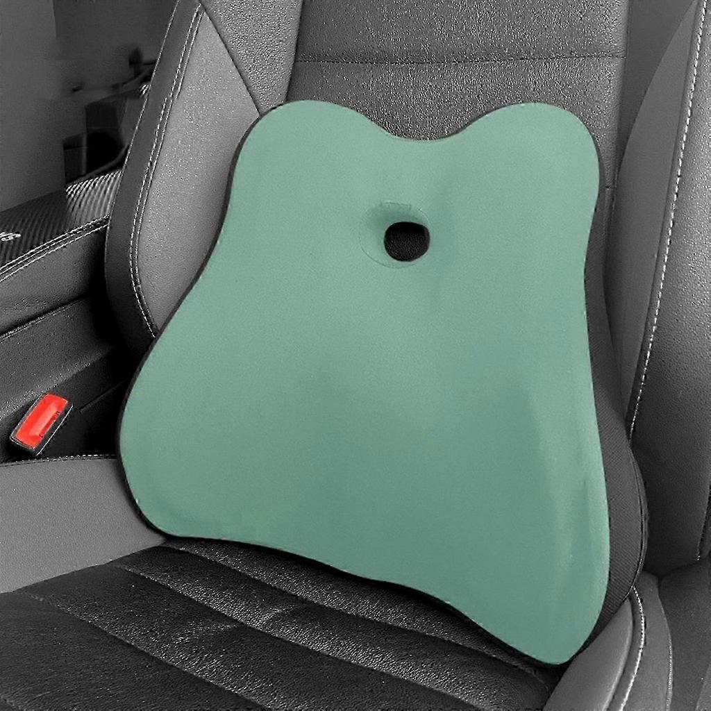 Car Seat Back Support Cushions for Lower Back Pains Relief and Enhanceds Driving Comfort Red
