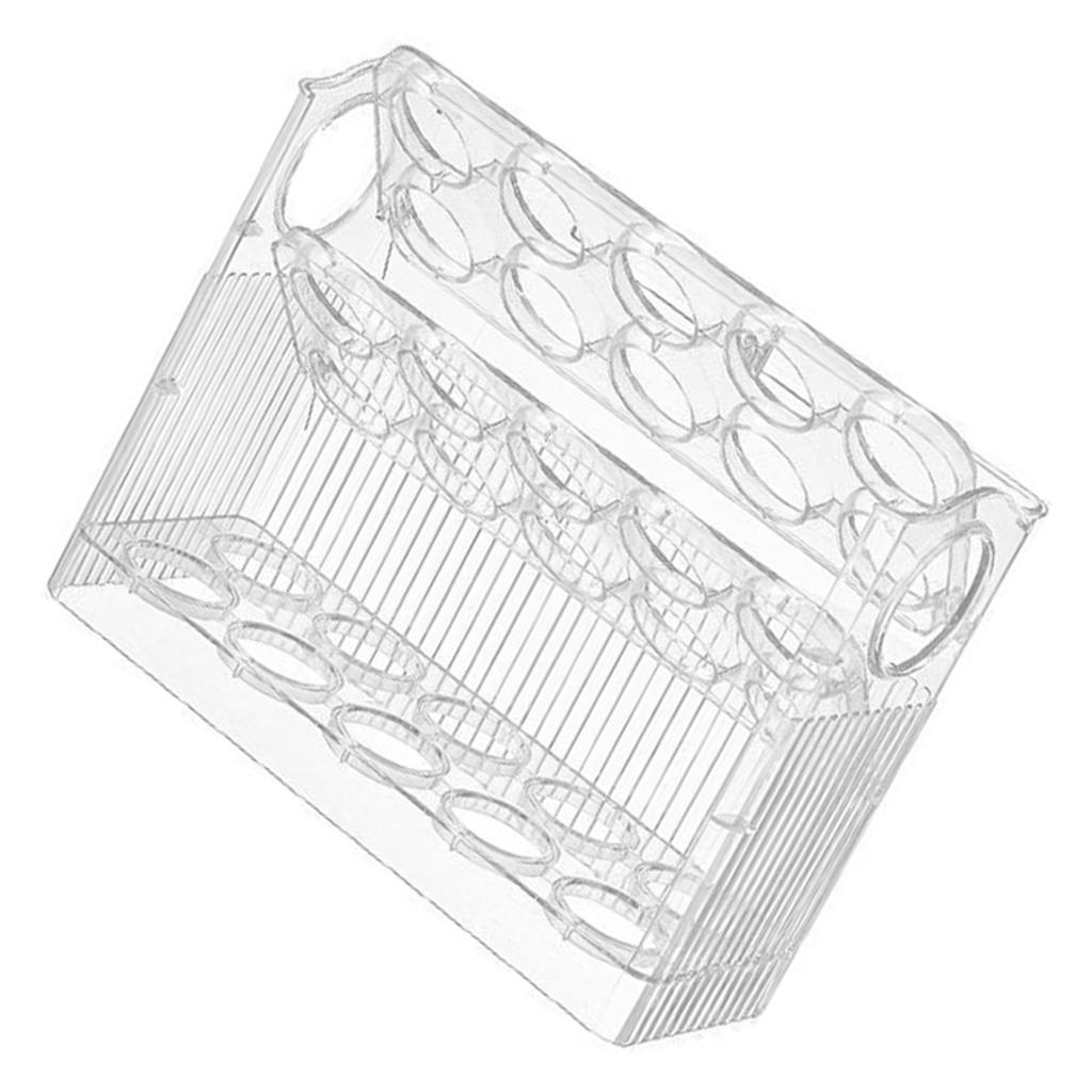 Egg Holder 3 Tier Keep Freshness Plastic Flip Egg Container for Kitchen Refrigerator