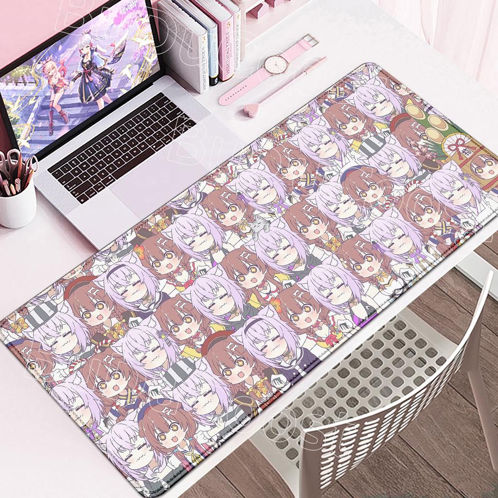 New Kawaii Cute Inugami Korone Mouse Pad Gamer Accessories Keyboard Desk Mat Non-Slip Laptop Large Anime Hololive Girl Mouse Pad