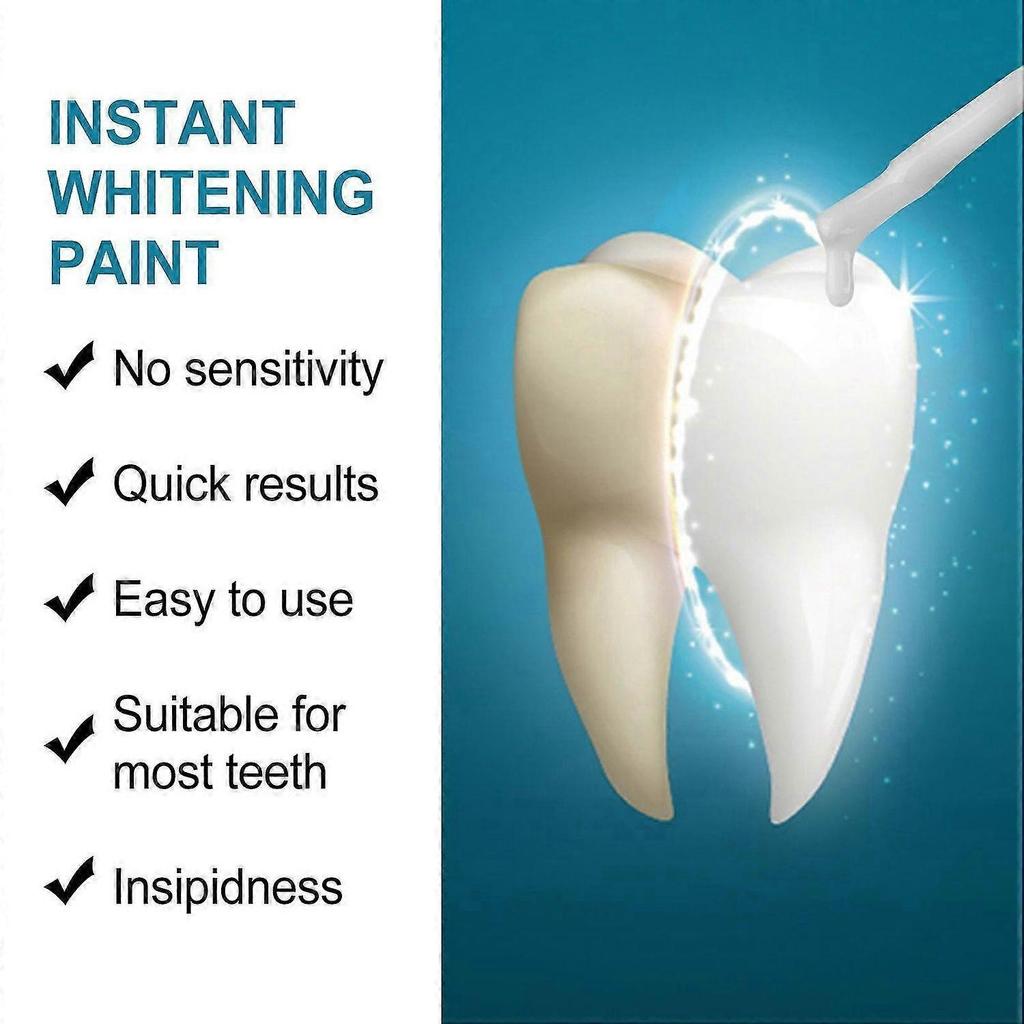 Best Seller Tooth Paint, Instant Teeth Whitening Paint Extra Strong White Tooth Polish Gel-m.1630 Tw