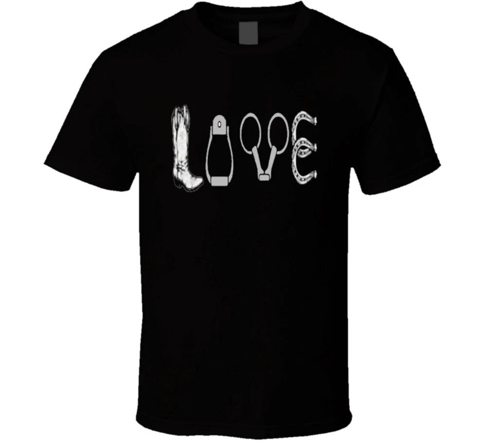 Horse Love Riding Horseback T-shirt S