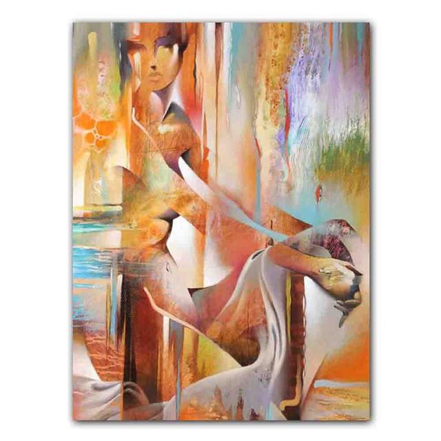 

Скандинавские граффити, абстрактная фигура, холст, живопись, модная сексуальная богиня, художественный постер, офис, гостиная, спальня, украшение дома, фреска без рамки 21*30cm No Frame